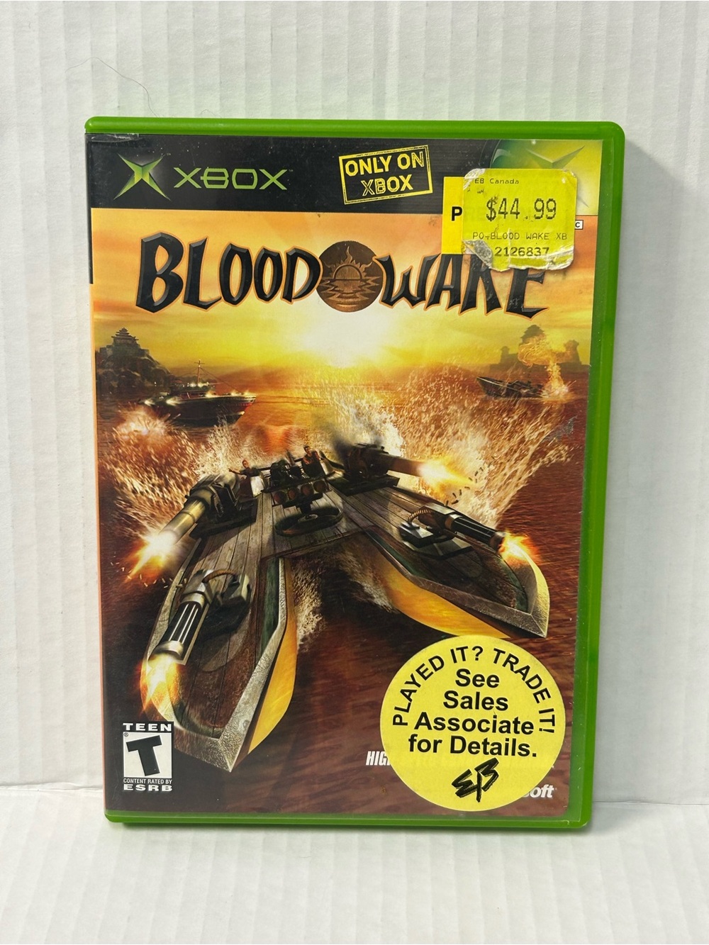 Original Xbox Bloodwake Video Game